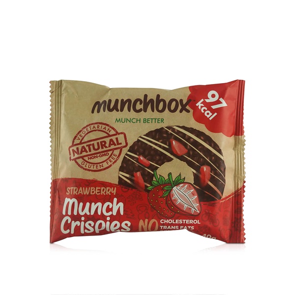 Munchbox Rice Crispy with Chocolate and Strawberry 40g