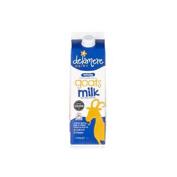 Delamere Fresh Whole Goats Milk 1 litre