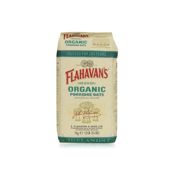 Buy Flahavans organic porridge oats 1kg in UAE