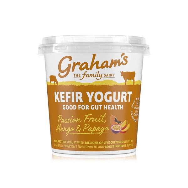Graham's Kefir Yogurt Passion Fruit, Mango & Papaya 350g