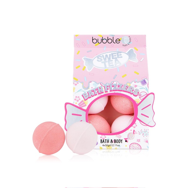Bubble T Sweetea Bath Fizzers Bomb Set 50g x 4