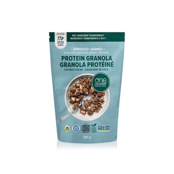 One Degree Organic Foods Organic Sprouted Protein Granola Coconut Cacao 283g