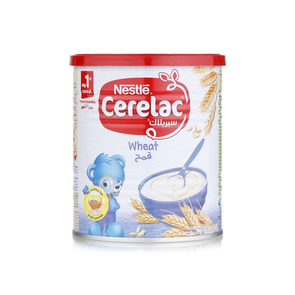 Buy Nestle Cerelac infant cereal with wheat & milk stage 1 400g in UAE