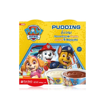 Balade Paw Patrol Chocolate Vanilla Pudding 100g x 4