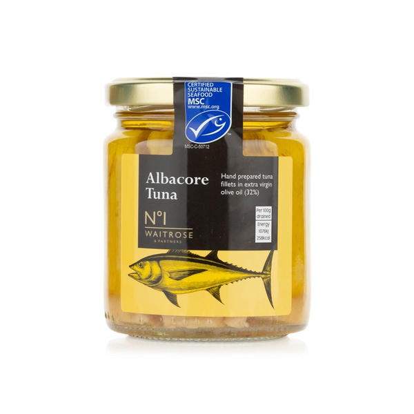 Waitrose No.1 Albacore Tuna in Extra Virgin Olive Oil 220g