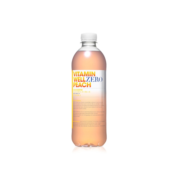 Vitamin Well Zero Peach 500ml
