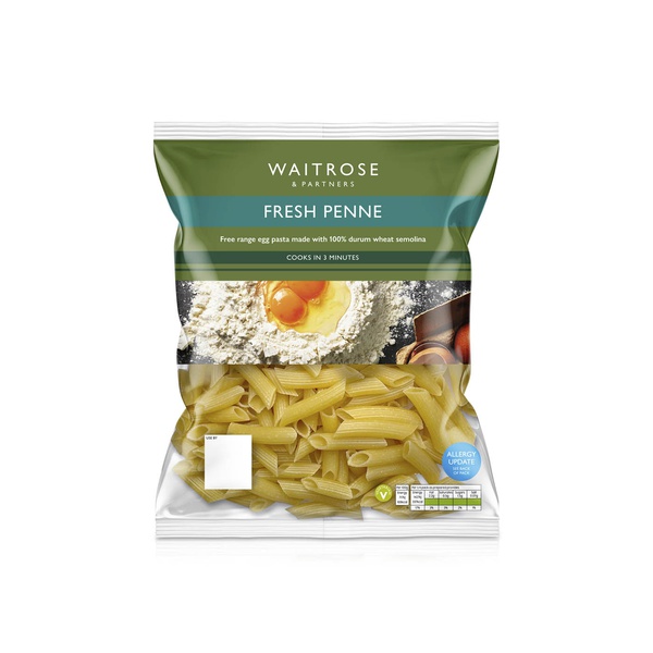 Waitrose Fresh Penne Pasta 500g
