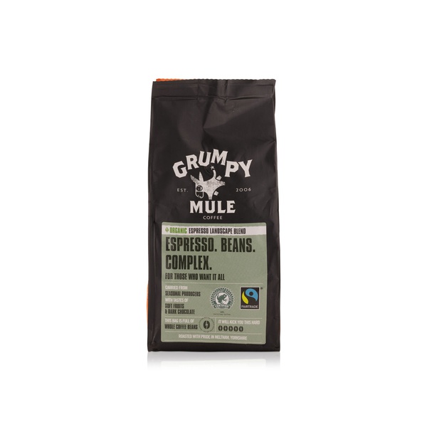 اشتري Grumpy Mule organic espresso beans 227g في الامارات