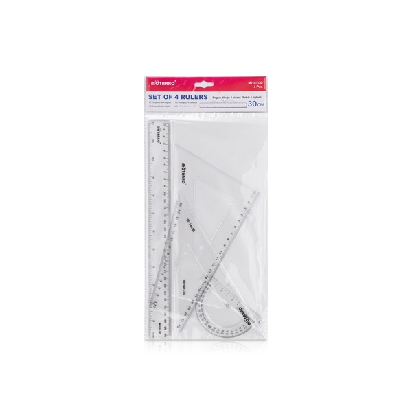 Share The Love Geometry Ruler Set x 4