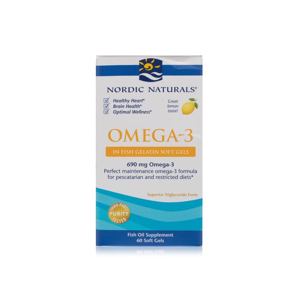 Nordic Naturals Omega 3 in Fish Gelatin 60s