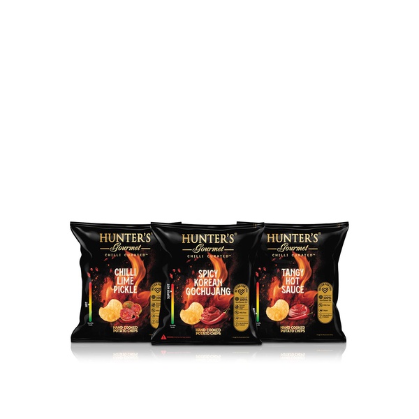 Hunters Gourmet Potato Chips Assorted 40g x 3