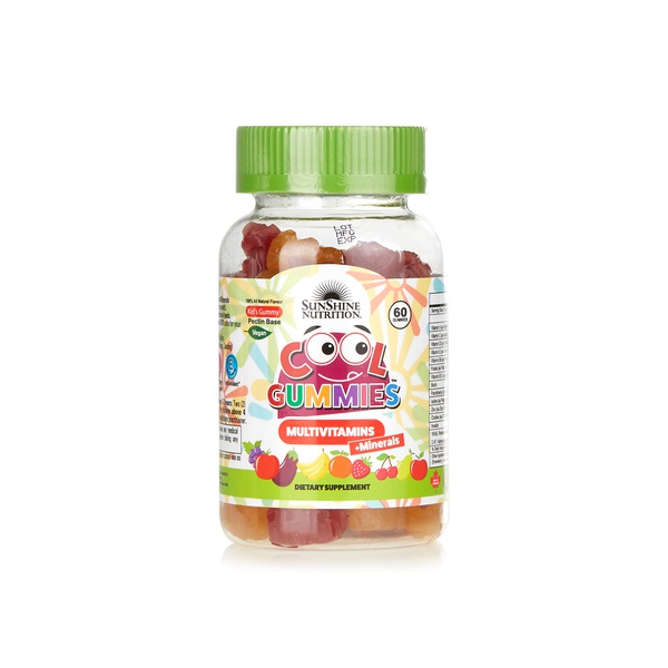 Sunshine Nutrition Cool Gummies Vegan Multivitamins x 60