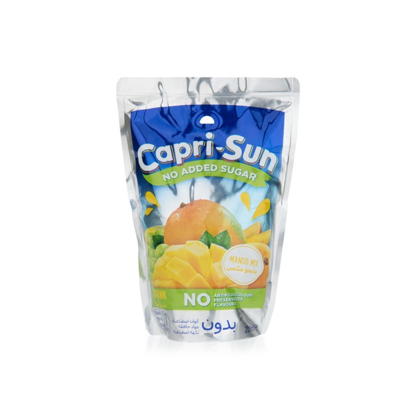 Buy Capri Sun no added sugar mango juice drink 200ml in UAE