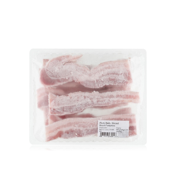 Spinneysfood Frozen Sliced Pork Belly