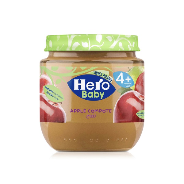 Hero Baby Apple Compote Jar 4m+ 125g