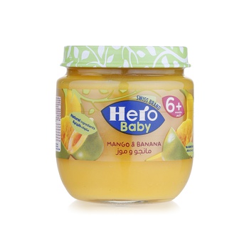Hero Baby Mango & Banana 6+ Months 125g