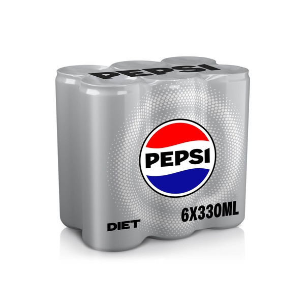 اشتري Pepsi Diet cans 6 x 330ml في الامارات