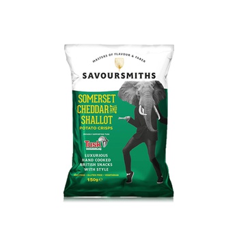 Savoursmiths Somerset Cheddar and Shallot Crisps 150g