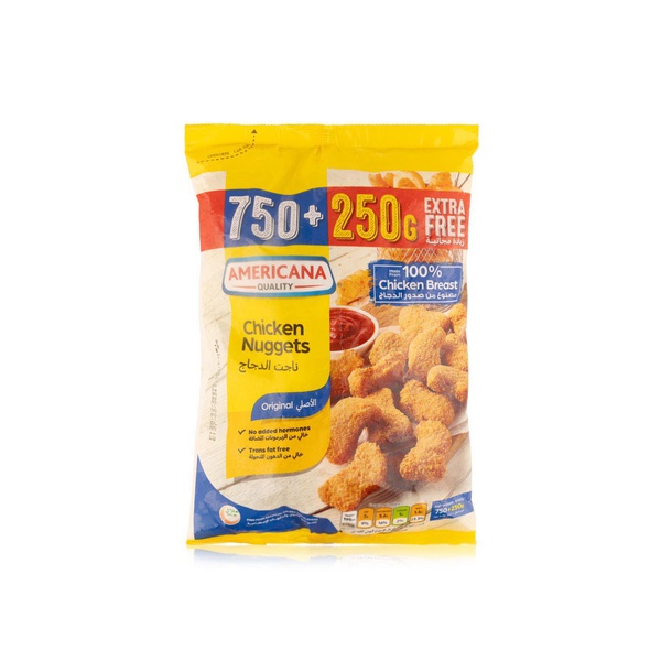 اشتري Americana chicken nuggets 750g + 33% free في الامارات