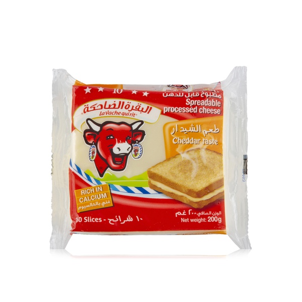 La Vache Qui Rit Cheddar Cheese Slices x 10 200g