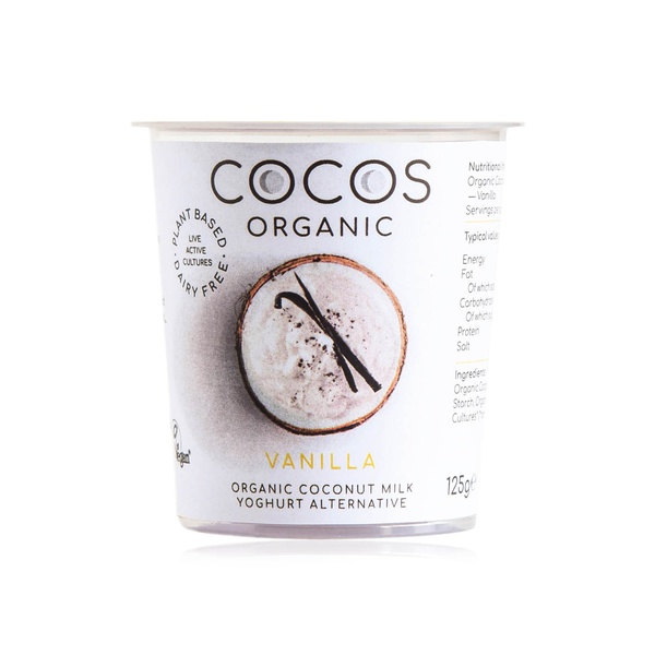 Cocos Organic Vanilla Coconut Yoghurt Alternative 125g