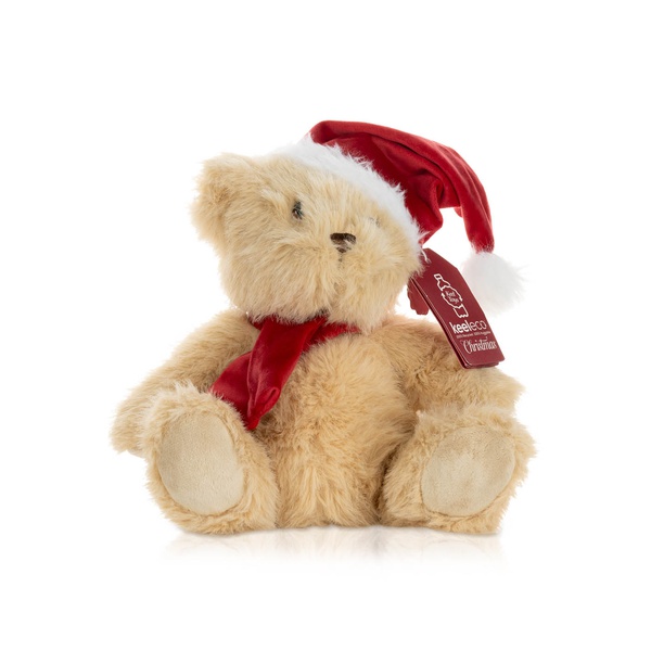 Keel Toys Keeleco Christmas Bear Soft Toy 20cm