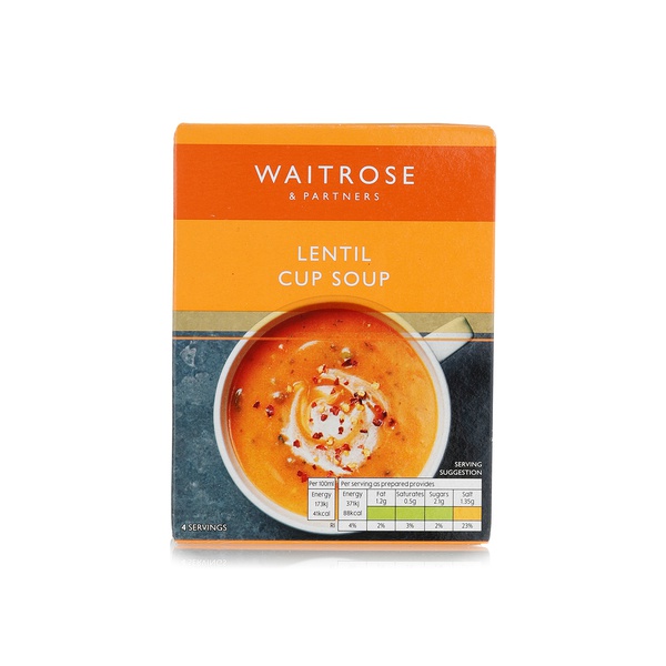Waitrose Spicy Lentil Cup Soup 96g