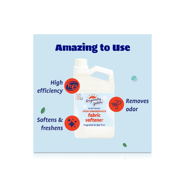 Originally Yellow Fragrance Free Fabric Softener 946ml