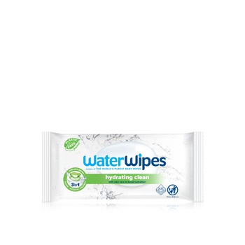 WaterWipes Hydrating Clean Baby Wipes x 48