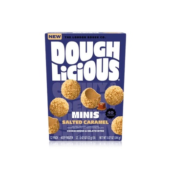 Doughlicious Frozen Mini Salted Caramel Cookie Dough Bites 144g