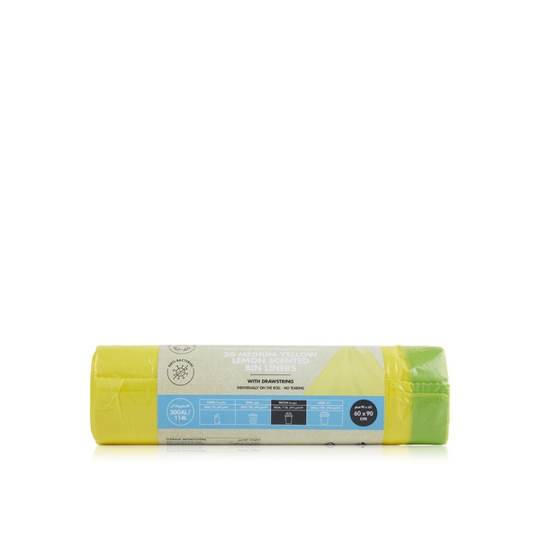 Spinneyshome Garbage Bags 60x 90 (114 litre) Lemon Scented