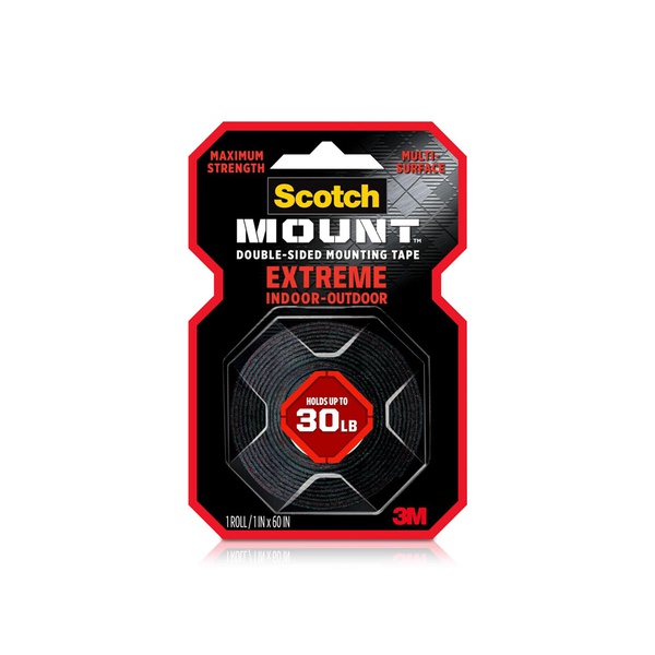 Buy 3M Scotch double sided mounting tape extreme 1in x 60in in UAE