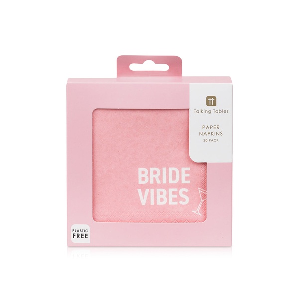 Talking Tables Paper Napkins Bride Vibes x20