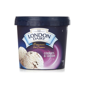 London Dairy Cookies & Cream Ice-Cream 1 Litre