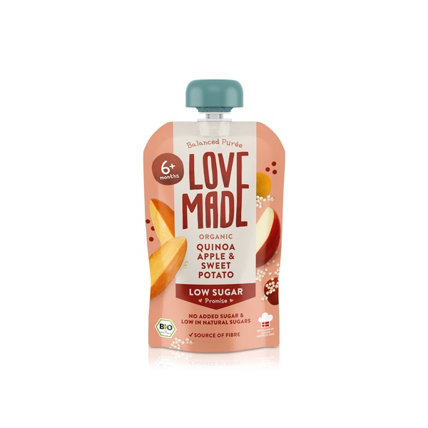 اشتري LoveMade quinoa, sweet potato and apple smoothie 6+ months 100g في الامارات