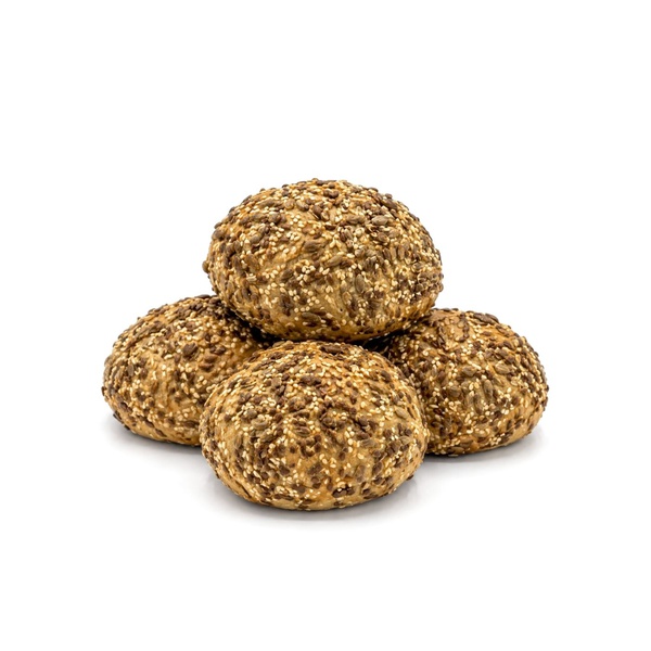 Spinneysfood Gluten-Free Seeded Rolls x4 208g