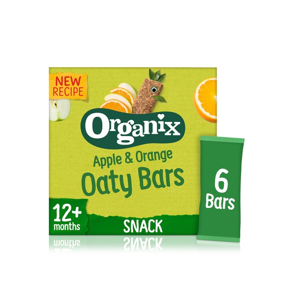 Organix Apple and Orange Oaty Bars 12m+ 6 x 23g