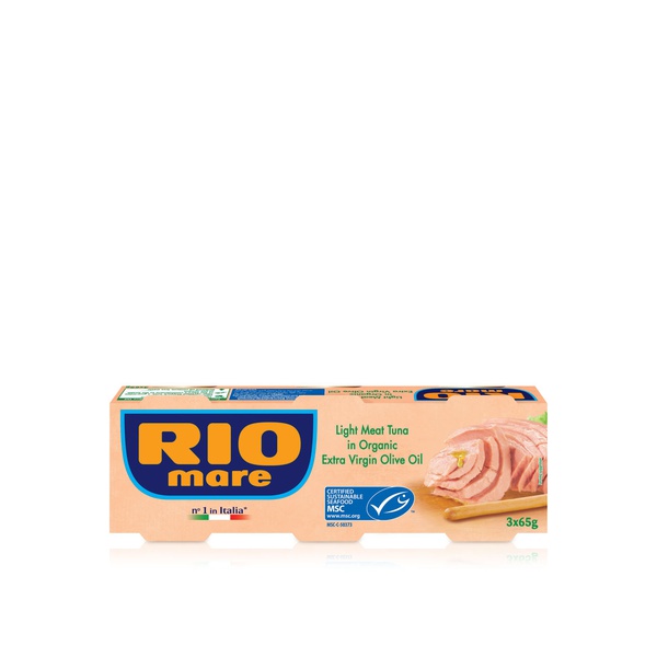 Rio Mare Tuna in Organic Olive Oil 3 x 65g