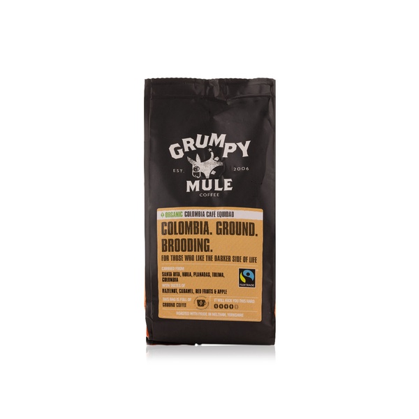Grumpy Mule Organic Colmbian Café Equidad Ground Coffee 227g