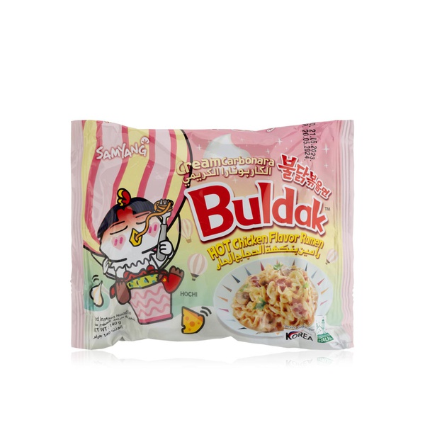 Samyang Buldak Cream Carbonara Spicy Chicken Ramen 140g