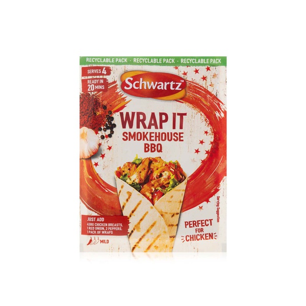 Schwartz Wrap It Smokehouse BBQ Mix 30g