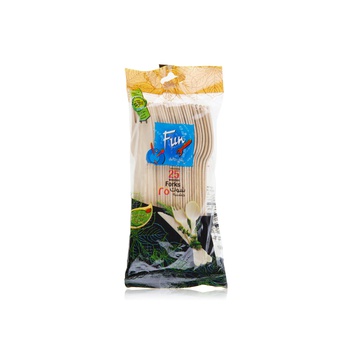 Fun Wooden Forks 25 Pack