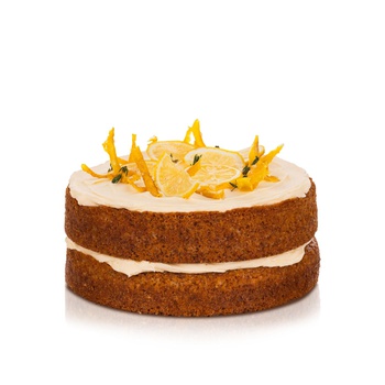 The Lime Tree Cafe Citrus Cake with Lemon Curd and Cream Cheese