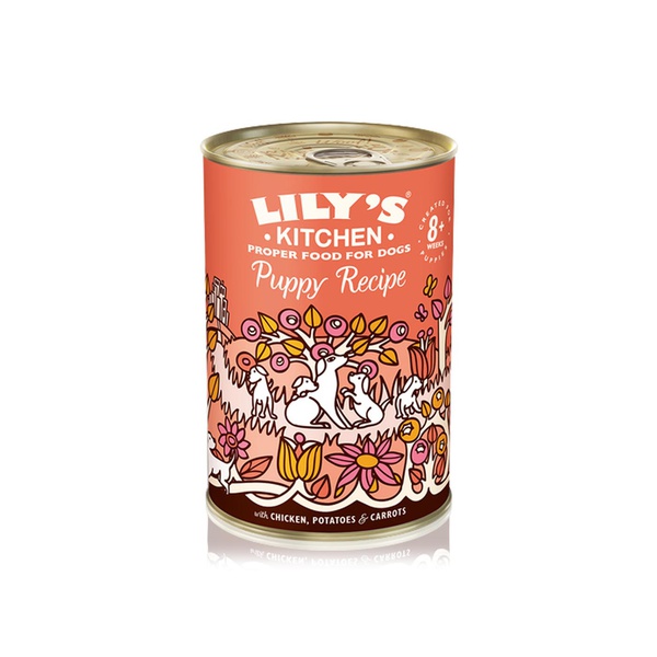 اشتري Lilys Kitchen puppy wet dog food chicken 400g في الامارات