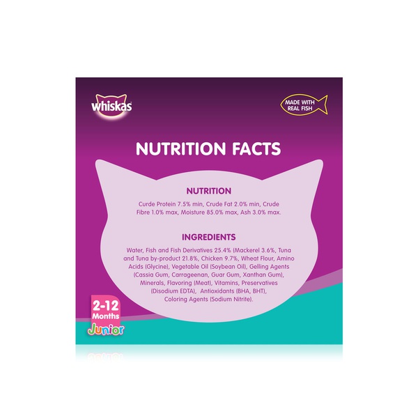 Whiskas Junior Wet Kitten Food in Jelly with Tuna 80g