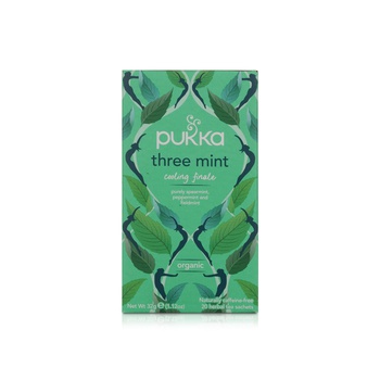 Pukka organic three mint tea 20 bags 32g