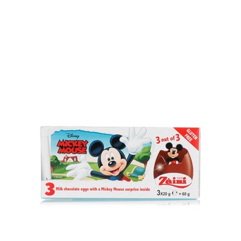 Zaini Disney Mickey Mouse Chocolate Eggs 3 x 20g