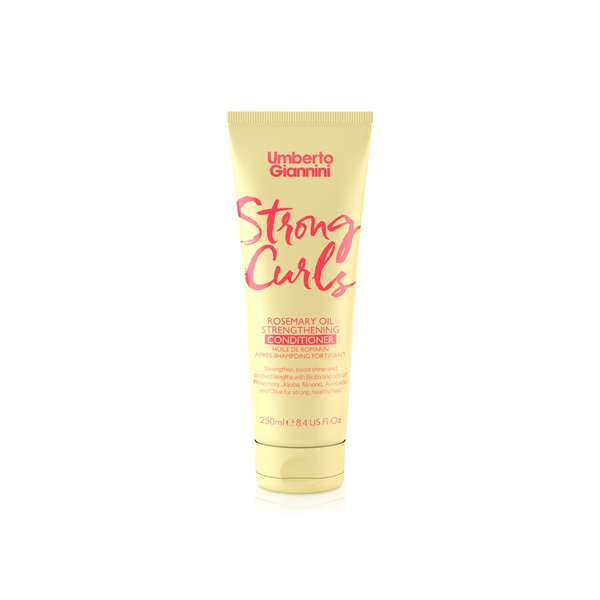 Umberto Giannini Strong Curls Rosemary Oil Strengthening Conditioner 250ml