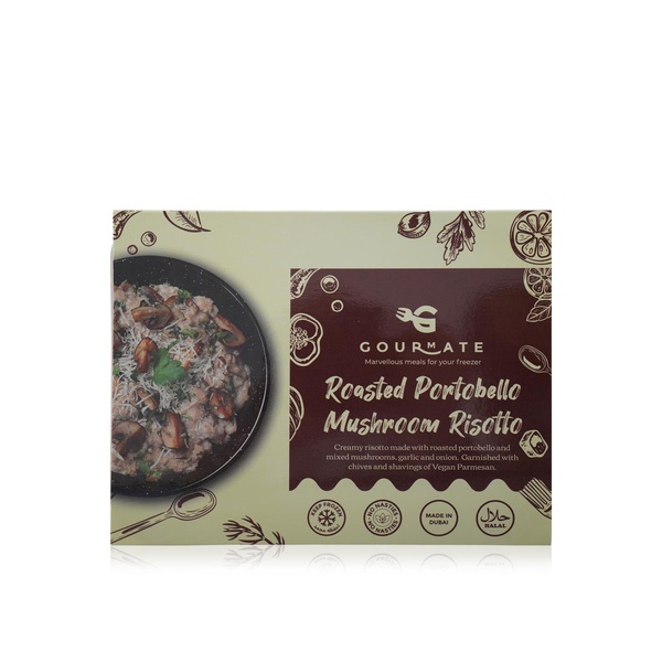 اشتري Gourmate roasted Portobello mushroom risotto 375g في الامارات