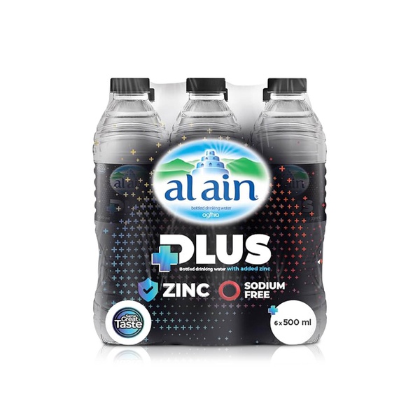 Al Ain Water Plus Zinc 500ml x6